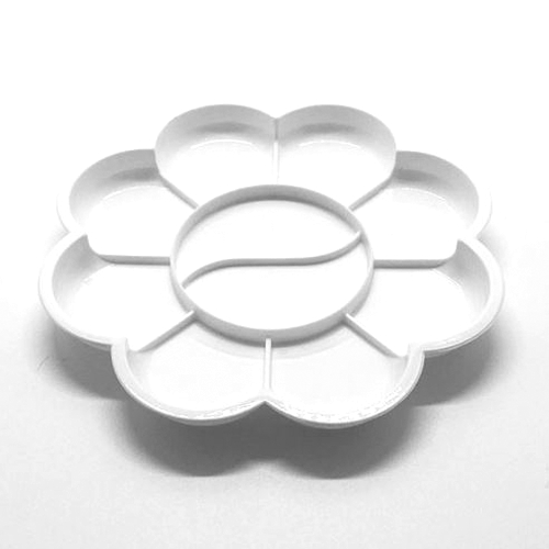 

Palette Lukis Cat Air Plastik Bunga Kecil