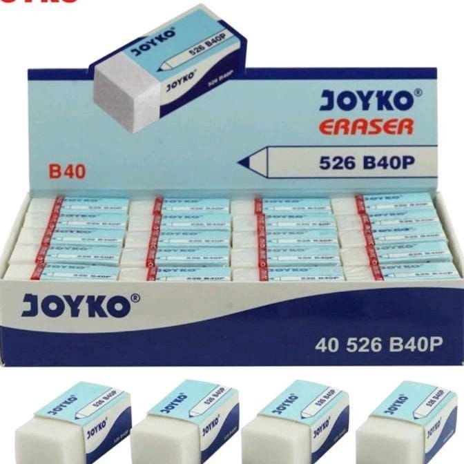 

Terbatas Eraser penghapus pensil joyko putih isi 2 pcs