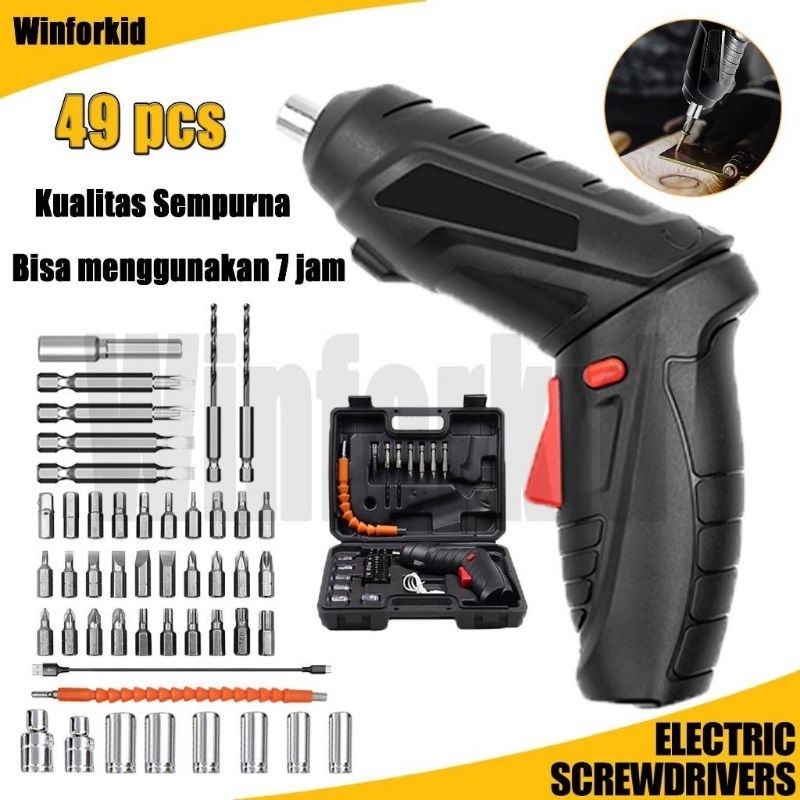 AR Mesin Bor cordless Impact drill