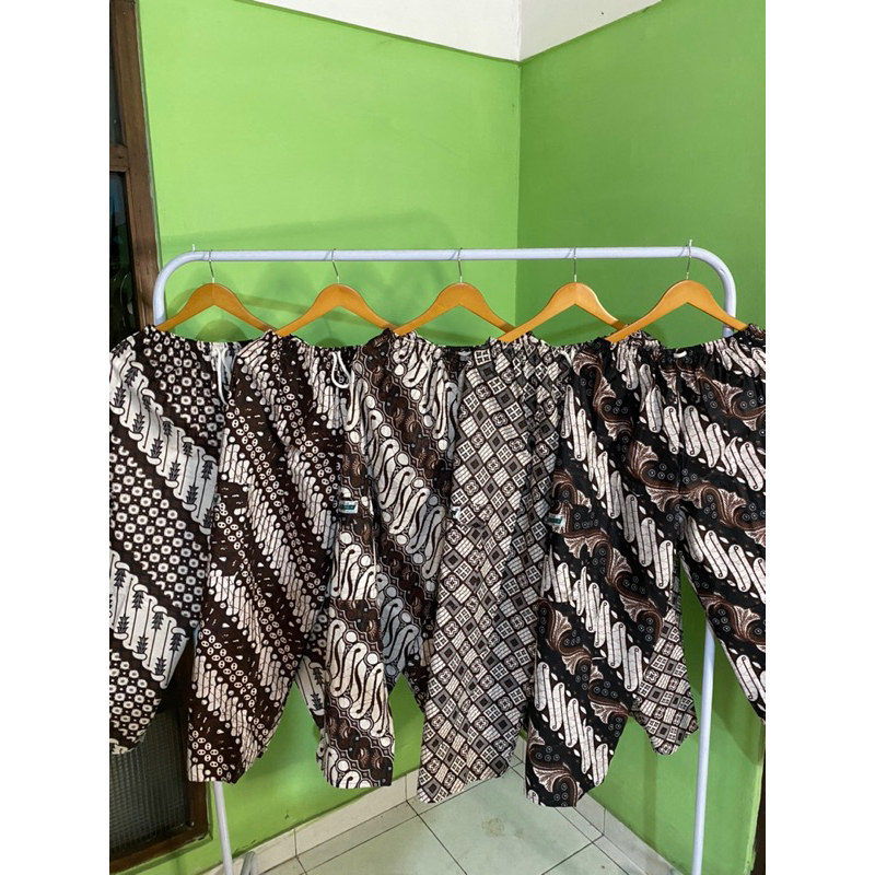 celana panjang batik size standar celana panjang batik size jumbo motif sogan jogja malioboro celana