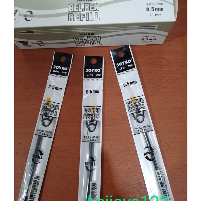 

KI3 Refil Gel Pen isi pulpen Joyko GPR21pax isi 24psc