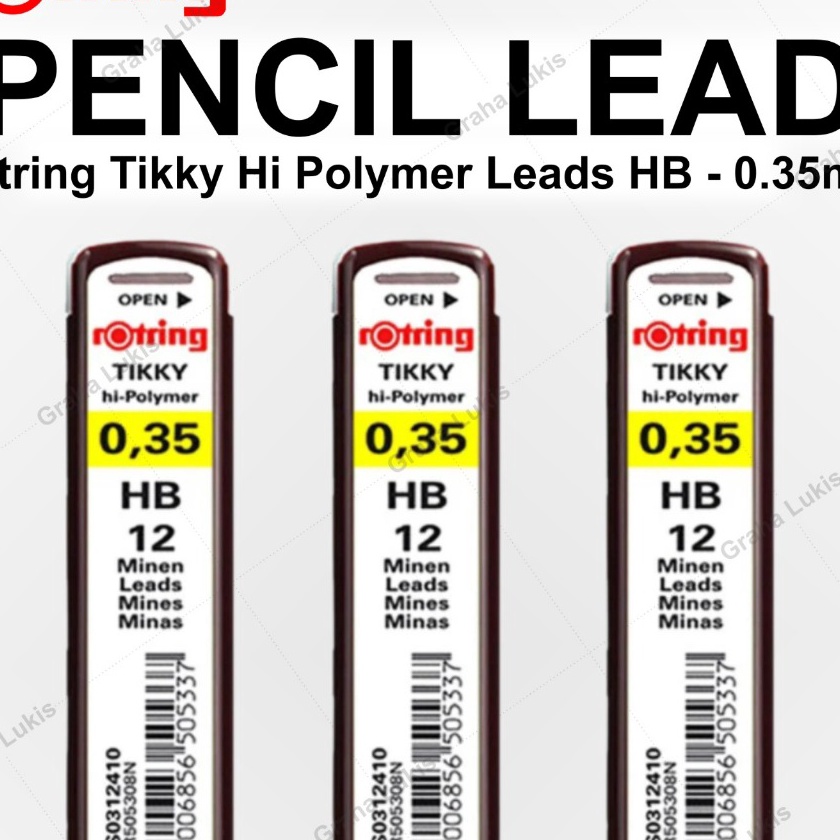 

FG2 Rotring Tikky Hi Polymer Pencil Lead 35 HB