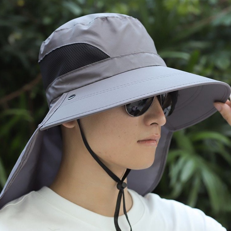 Ready Terlaris Topi Masker  Topi Anti Matahari  TOPI BUCKET RIMBA  RIMBA HAT  TOPI HIKING  TOPI GUNU