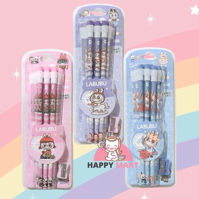 

Bonus Pensil batang HB isi 12 pcs LABUBU