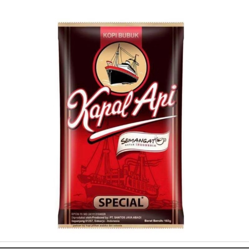 

Kapal Api Special 165 gram Bubuk
