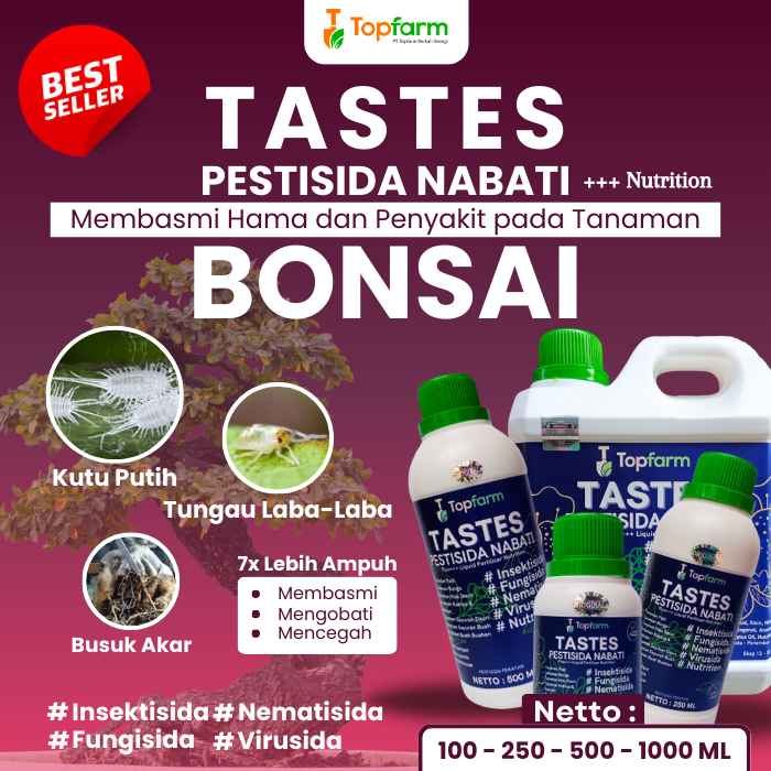 Pestisida Topfarm / Obat Bonsai / Obat Kambium Bonsai / Obat Hama Jamur Akar Bonsai / Obat Hama Jamu