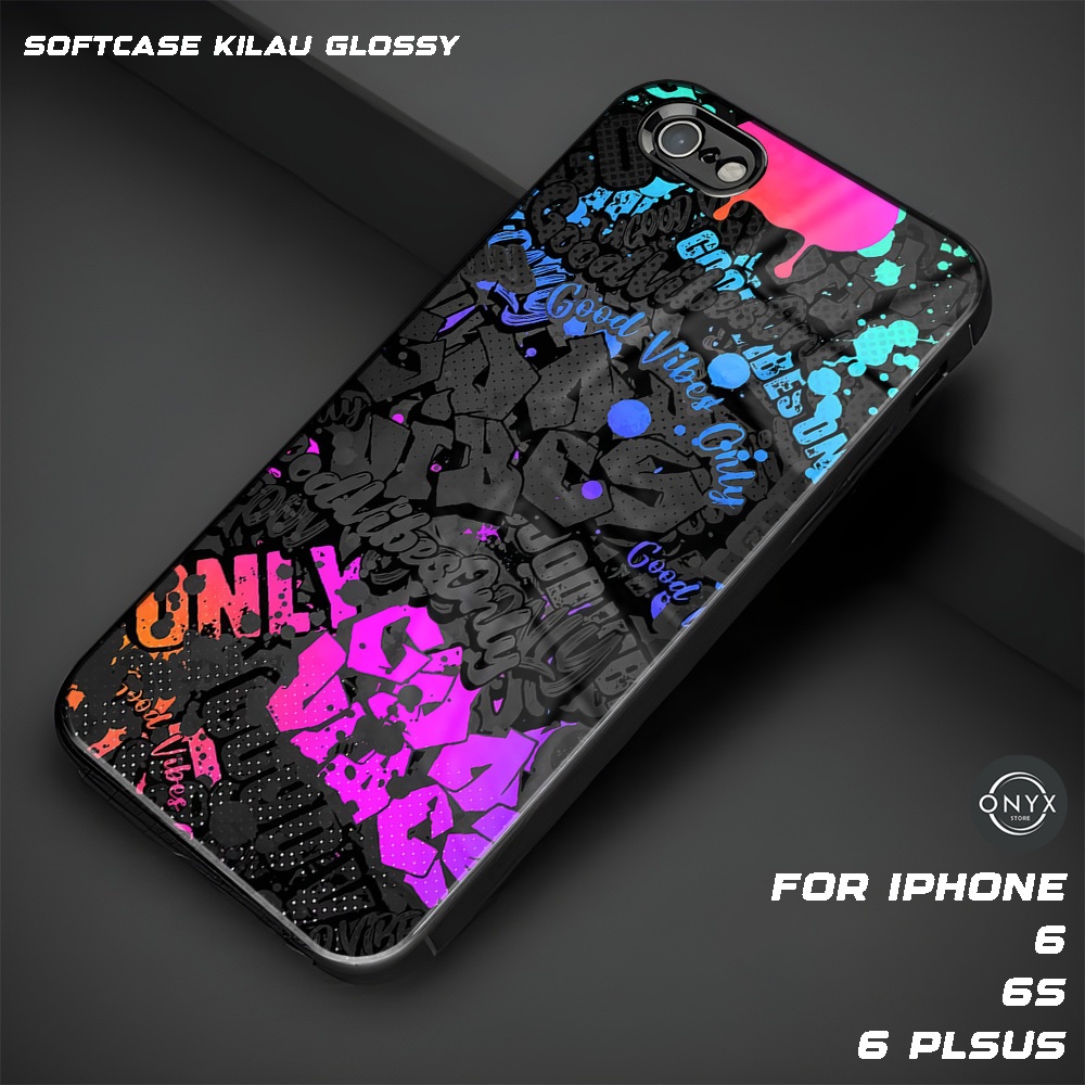 AA02 Softcase Kilau Glossy IPHONE 6 | 6S | 6S + | 6+ | Case For IPhone 6 6s 6plus | Kesing lucu Kere