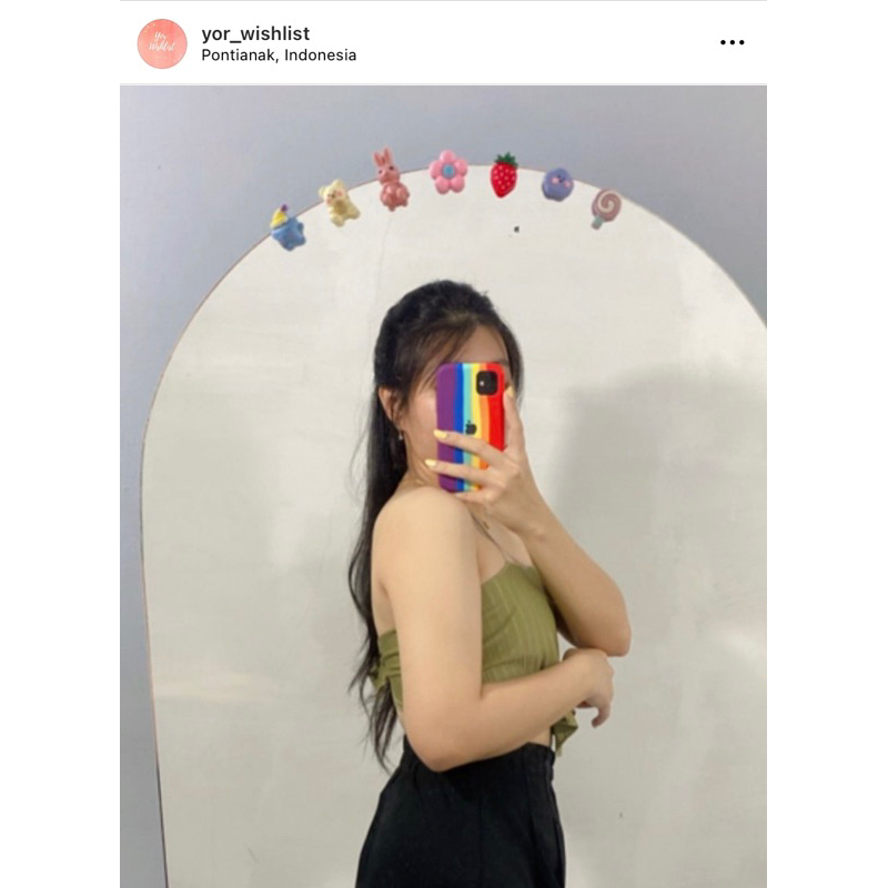 tanktop bandana ikat sexy tali spaghetti baju haram baju pesta viral kekinian remaja import premium 