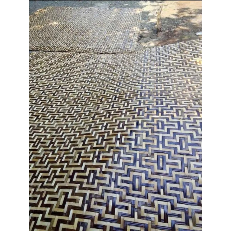 Anyaman Bambu Motif luster