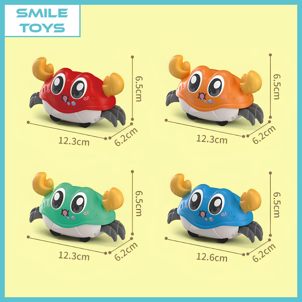 Smile - Mainan Anak Crawling Crab - Mainan Kepiting Berjalan - Walking Crab