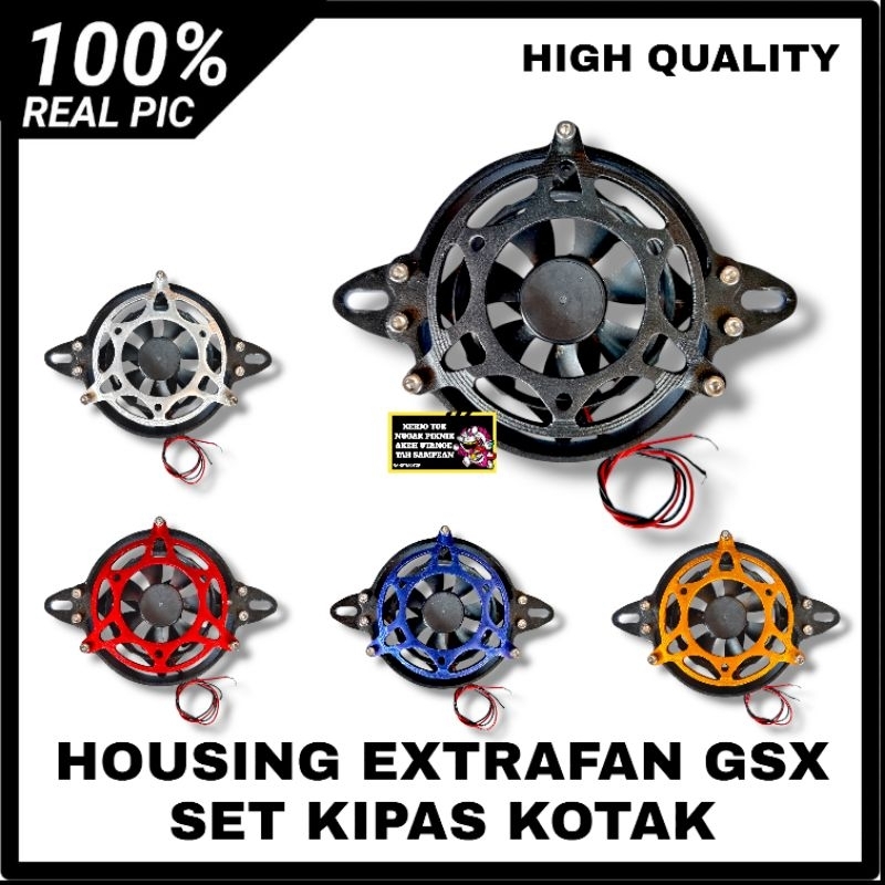 HOUSING EXTRAFAN COVER OTOM KIPAS RADIATOR EXTRA FAN GSX SET KIPAS KOTAK VARIO 125 150 LED NEW PCX A