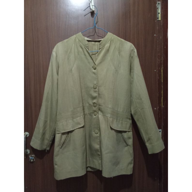 Preloved atasan seragam PDH PNS seragam guru khaki