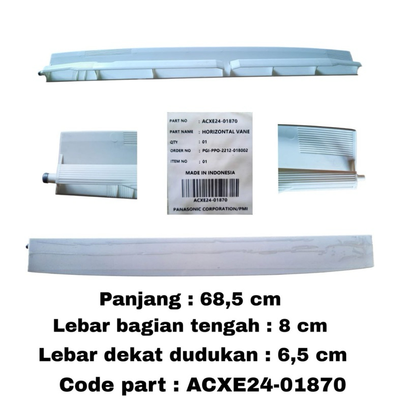 Daun swing ac panasonic 1/2 pk cs-kn5tkj ACXE24 daun swing ac panasonic 0,5 pk cs-kn5tkj daun swing 