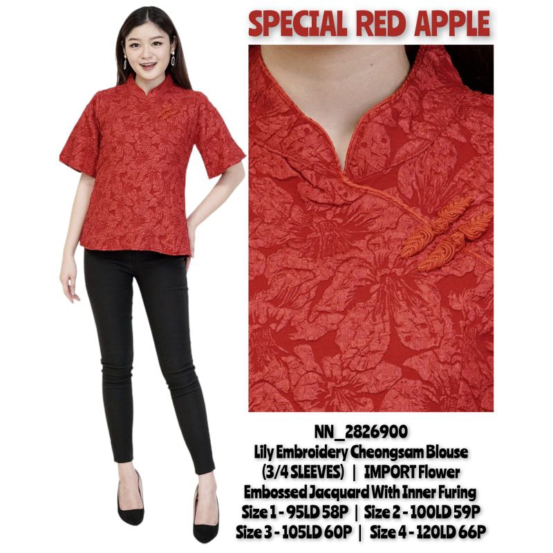 Cheongsam wanita congsam shanghai imlek atasan new