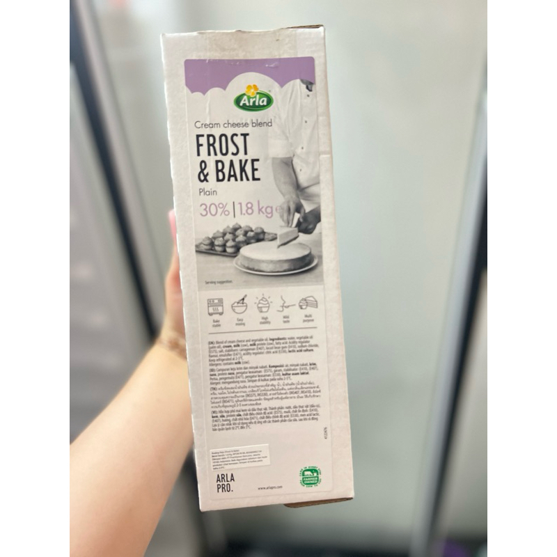 

ARLA CREAM CHESEE BLEND FROST & BAKE PLAIN 1.8kg