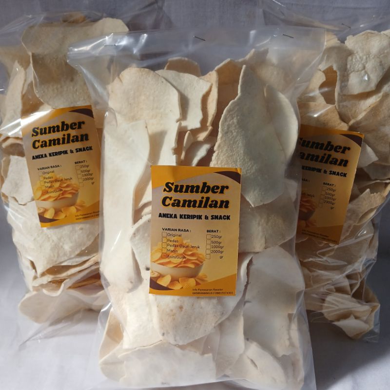 

Keripik Gadung Matang Tipis Gurih Renyah (250gr/500gr/1000gr) || Sumber Camilan