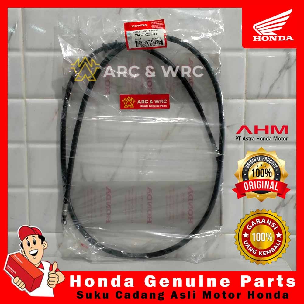 Kabel Rem Belakang Beat FI CBS // 43450K25911