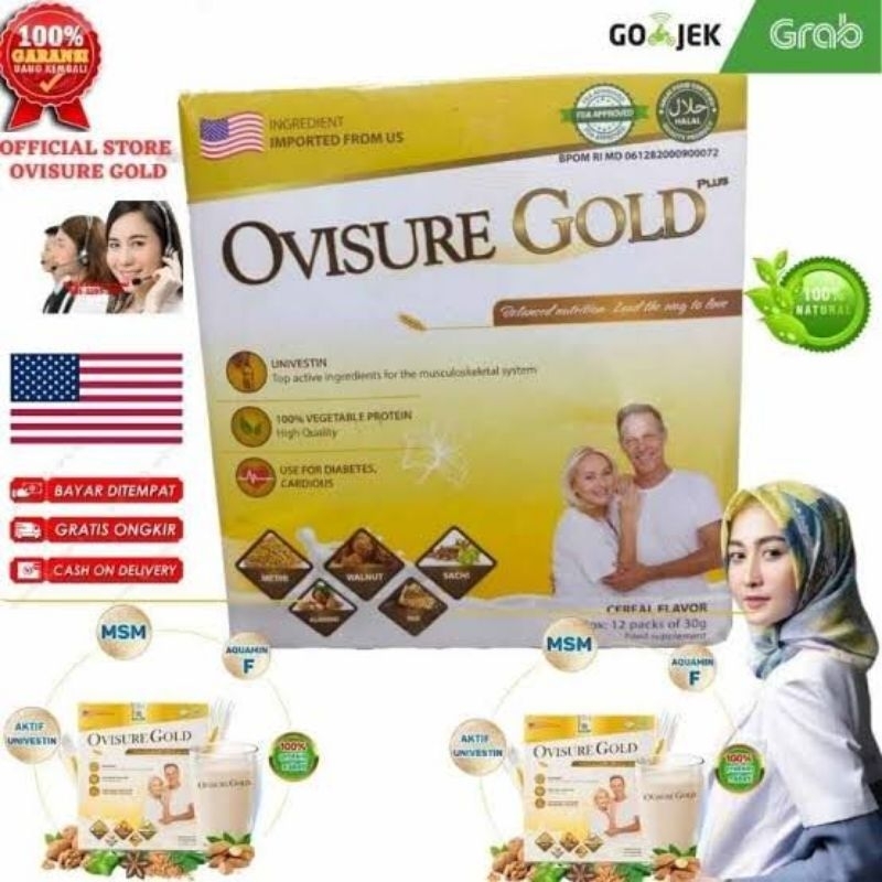 

OVISURE GOLD SUSU ORIGINAL BPOM, OVISURE GOLD SUSU KESEHATAN TULANG DAN SENDI, meningkatkan kekebalan tubuh