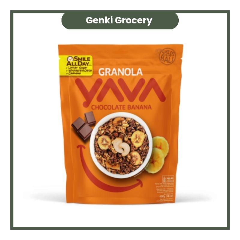 

YAVA Granola Chocolate Banana 90 gram