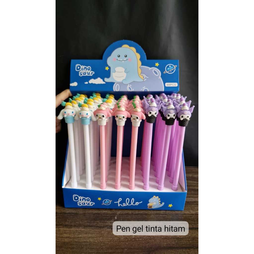 

(4PCS) Pena Gel Kepala Silikon Sanrio