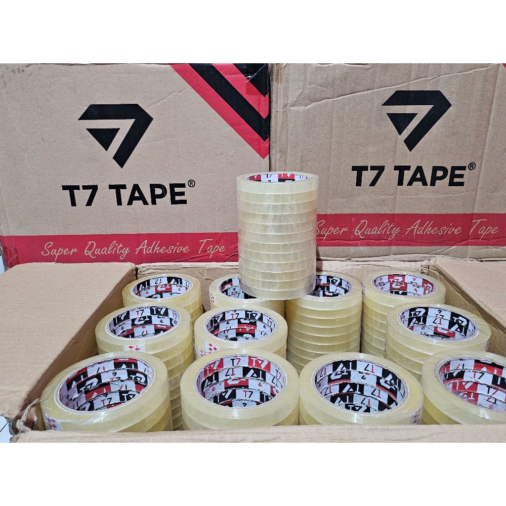 

promo isolasi / selotip 12mm x 100yard (roll) kwalitas bagus