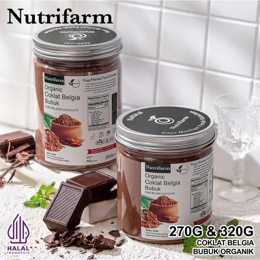 

NUTRIFARM COKLAT BUBUK PREMIUM 320 GRAM TULIP BENSDROP MINUMAN WINDMOLEN DELFI COCOA / COCOA POWDER BUBUK COKLAT MERDEKA