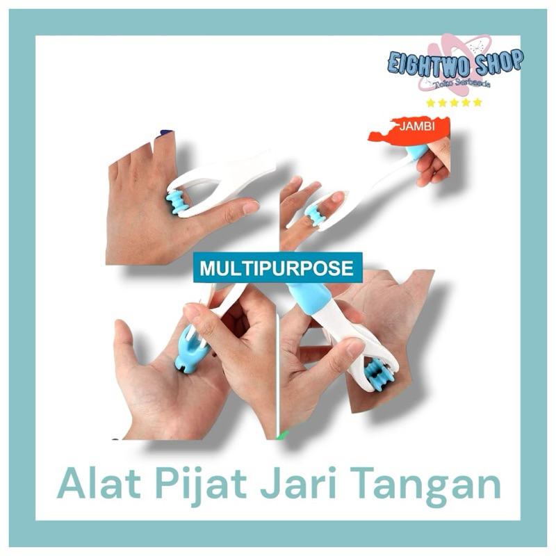 Alat Pijat Jari Tangan 2in1 Dengan Roll Magnet / Finger Roller Foot Toe Massager / Pemijat Relaksasi