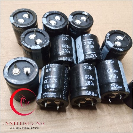 Elko NICHICON 200v 680uf original