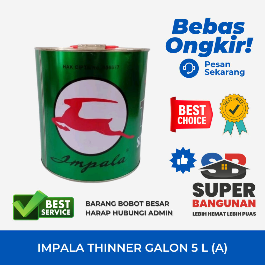 IMPALA THINNER GALON 5 L (A) LITERAN LEBIH TERJANGKAU
