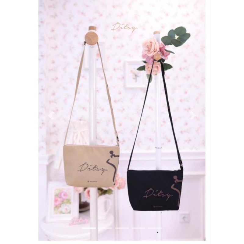 ditsy Slingback black