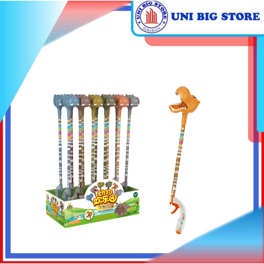 

Juqi Big Mouth Hippo Candy Toys 8 gr Permen Mainan