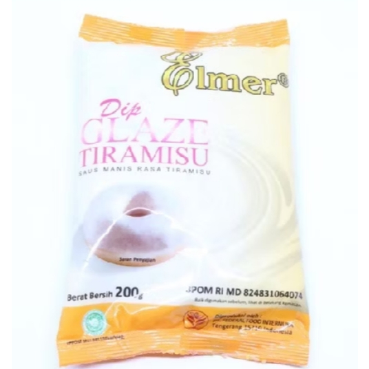 

ELMER DIP GLAZE KEMASAN 200 GR ( isi 12 pc ) / TOPPING DONAT