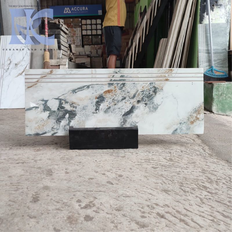 Pijakan granit anak tangga 30x70 / 30x80 Alpino white