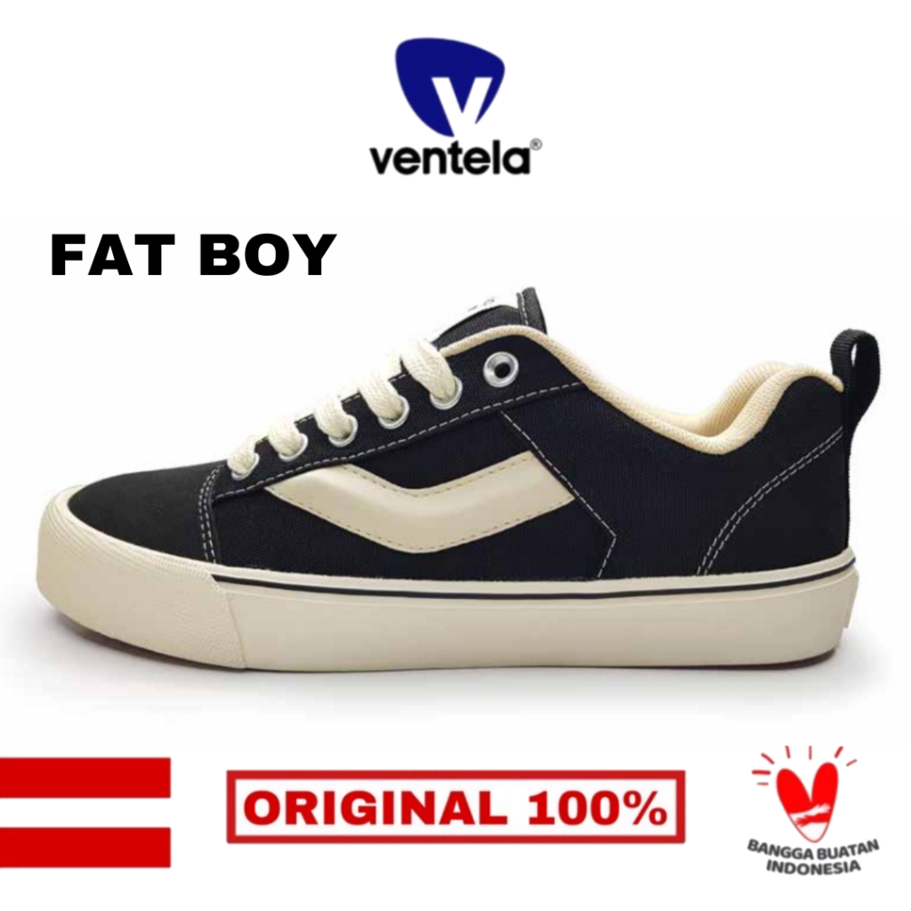 Ventela Fat Boy Low Black Natural