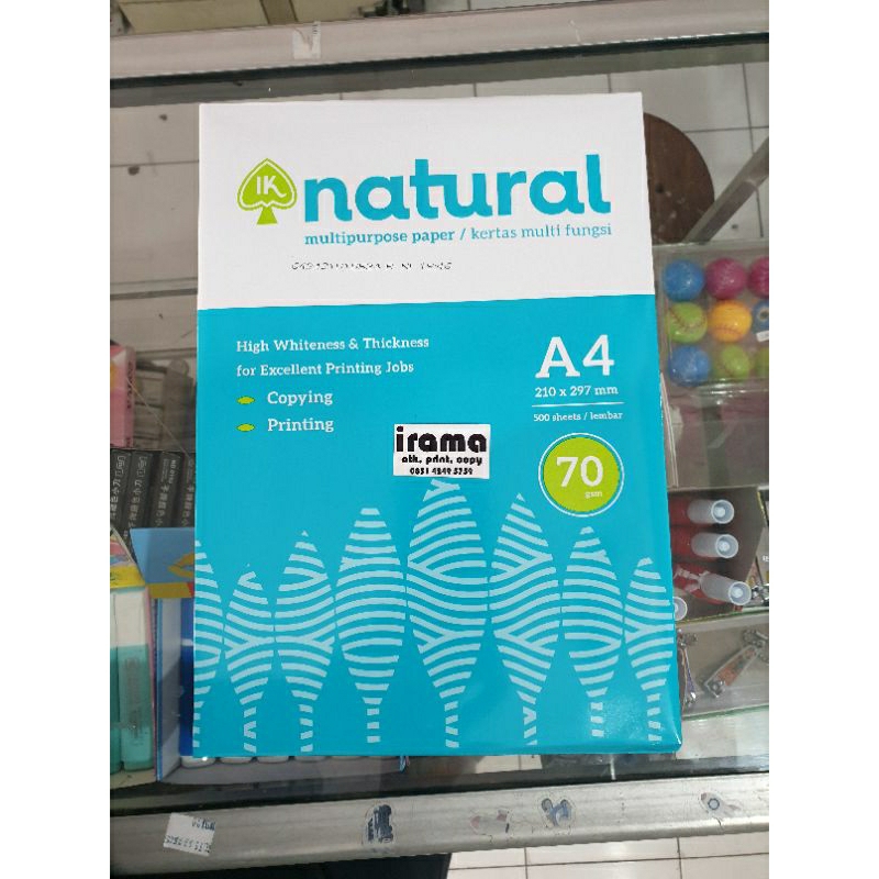 

Kertas A4 70gsm Natural