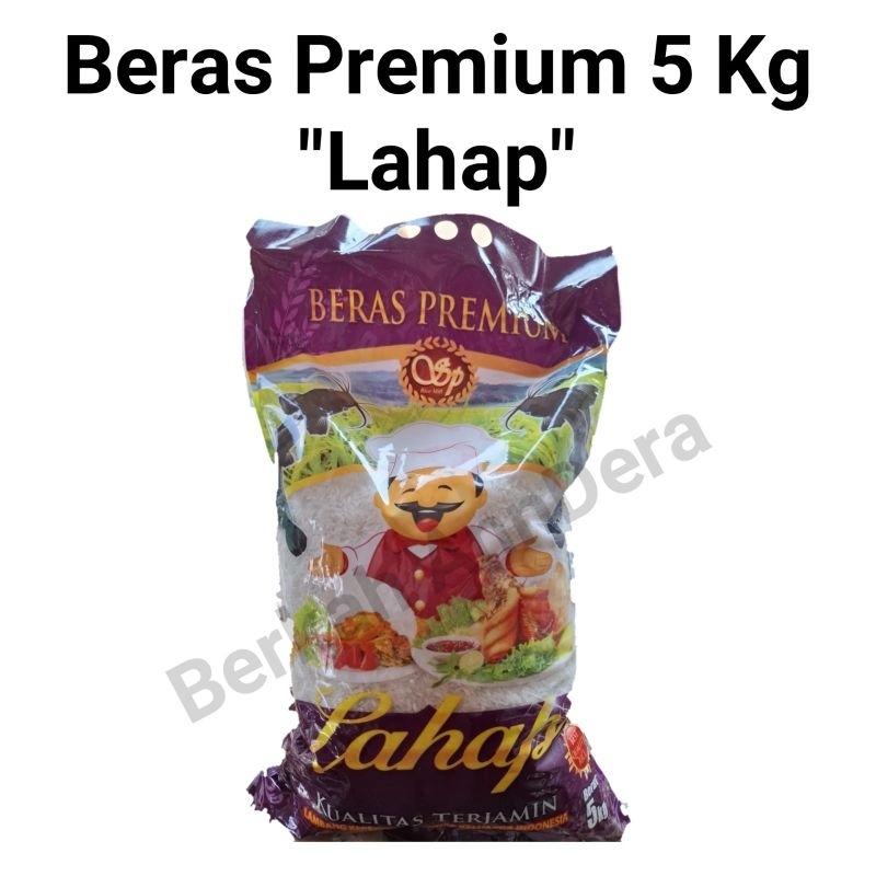 

Beras Premium "Lahap" Kemasan 5Kg