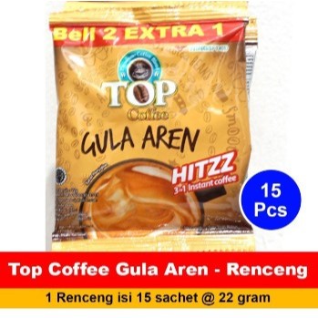 

TOP COFFEE GULA AREN 1 Pack isi 15 Sachet