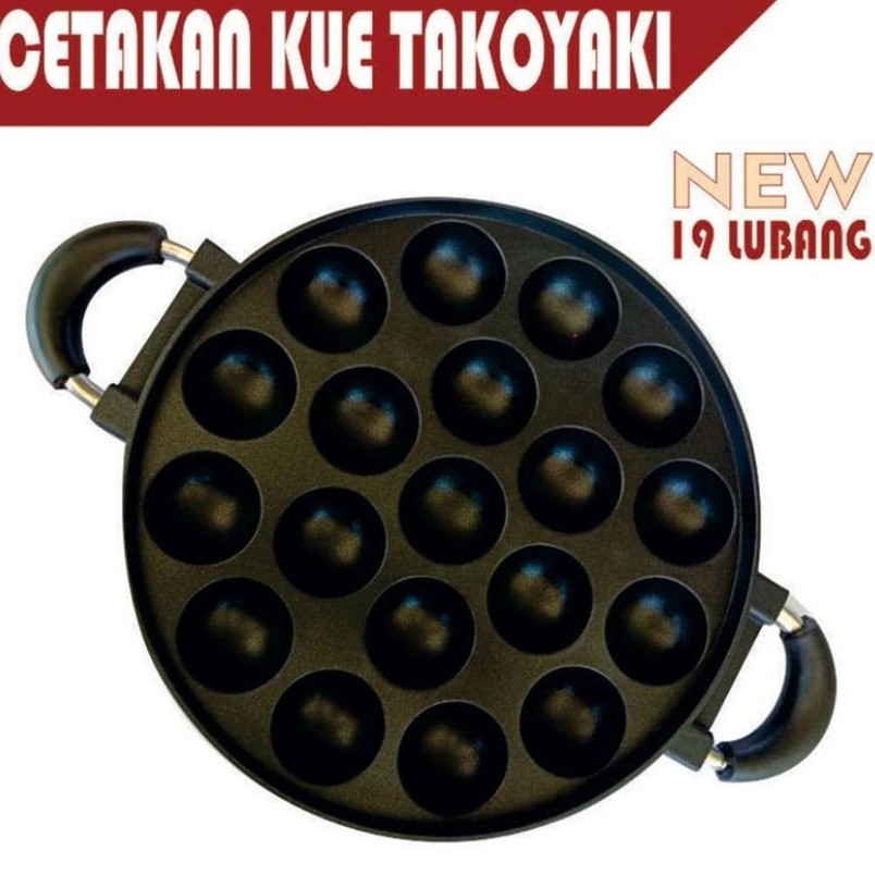 cetakan takoyaki 19 lubang