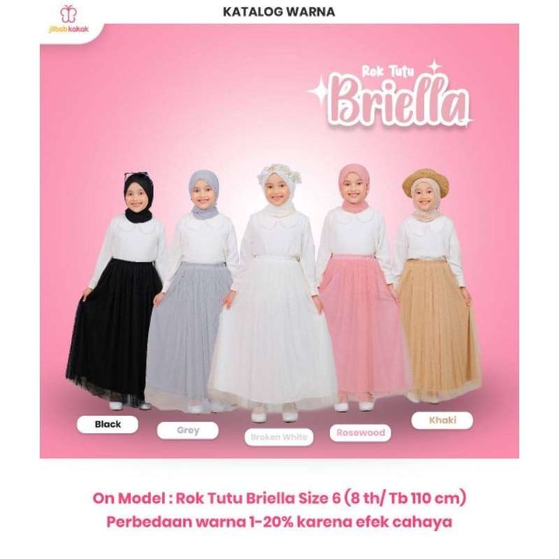 BRIELLA TUTU SKIRT BY JILBAB KAKAK BABYJAB ROK TUTU TUTU SKIRT ROK TUTU ANAK