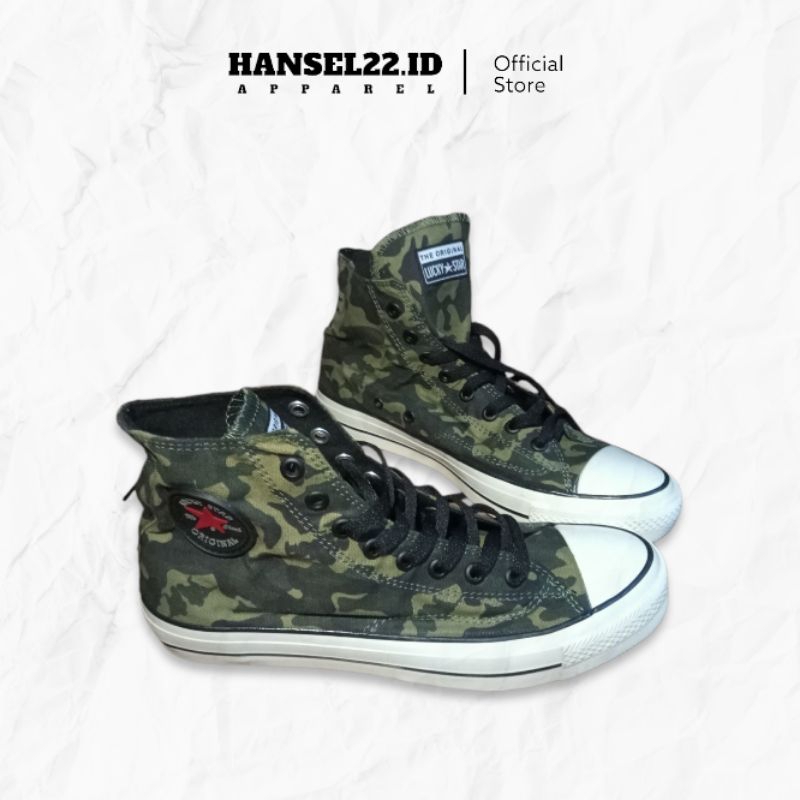 Sepatu Sneakers  Lucky Star Army