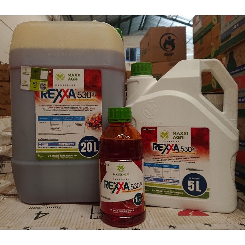 Rexxa 530SL Herbisida Glifosat Racun Rumput Sistemik 5 Liter