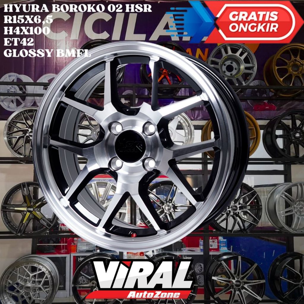 Velg Mobil CALYA , SIGRA , SPLASH , MARCH , HSR HYURA RING 15 R15 MURAH