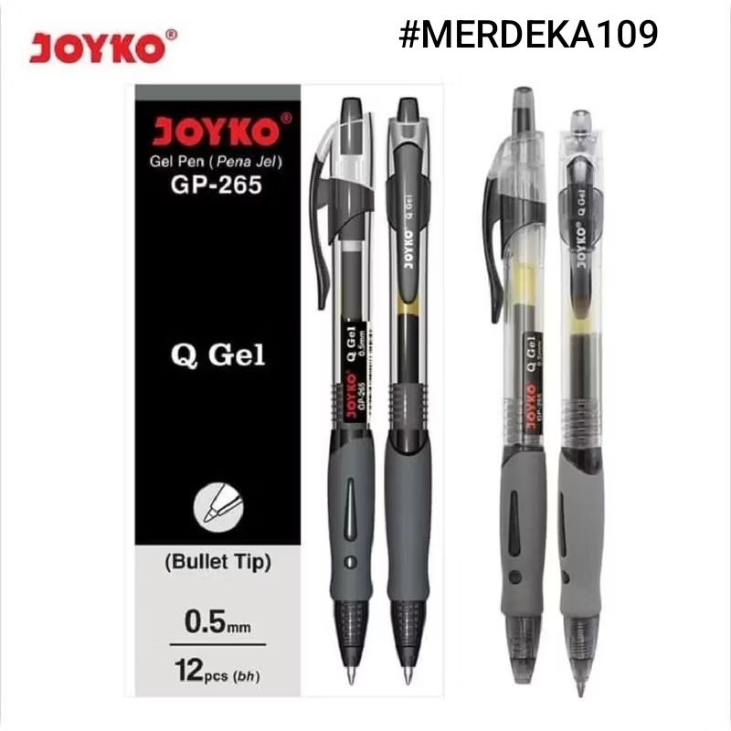 

Gel pen Pulpen Pena JOYKO GP-265 Q Gel 0,5mm ( 1 pak 12 pcs)