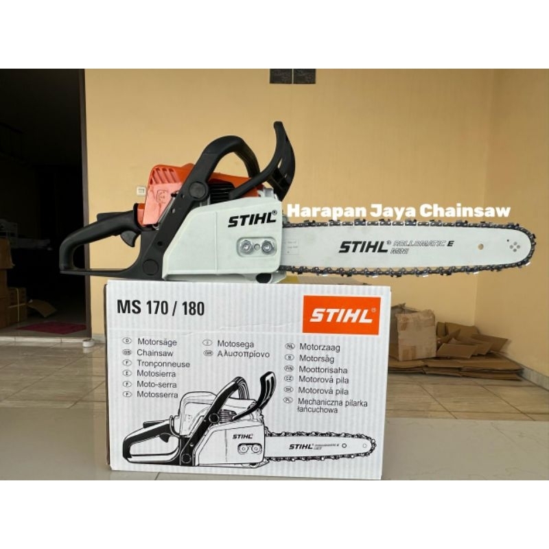 Termurah Mesin Chainsaw STIHL MS 180 ( senso stihl ms 180 ) Komplit Termurah