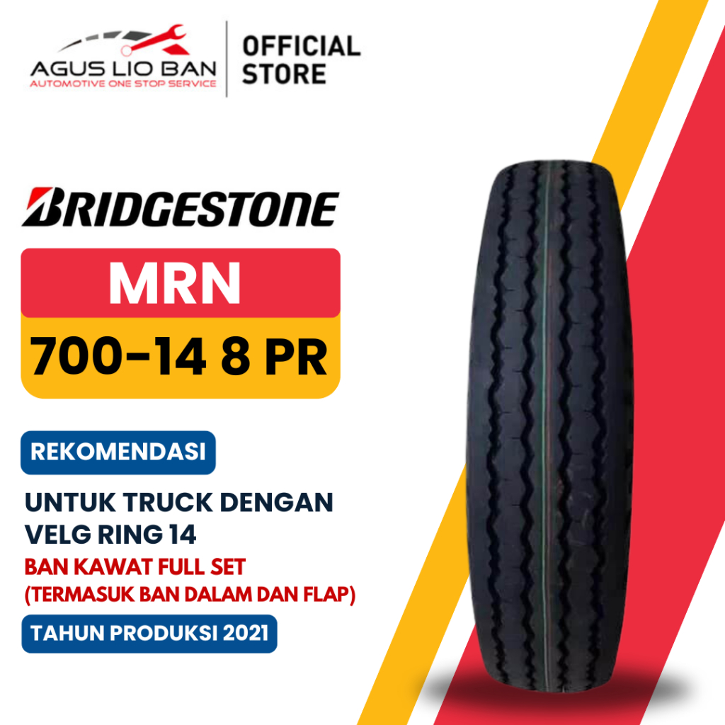 Agus Lio Ban - Ban Mobil Bridgestone MRN 700-14 8 PR