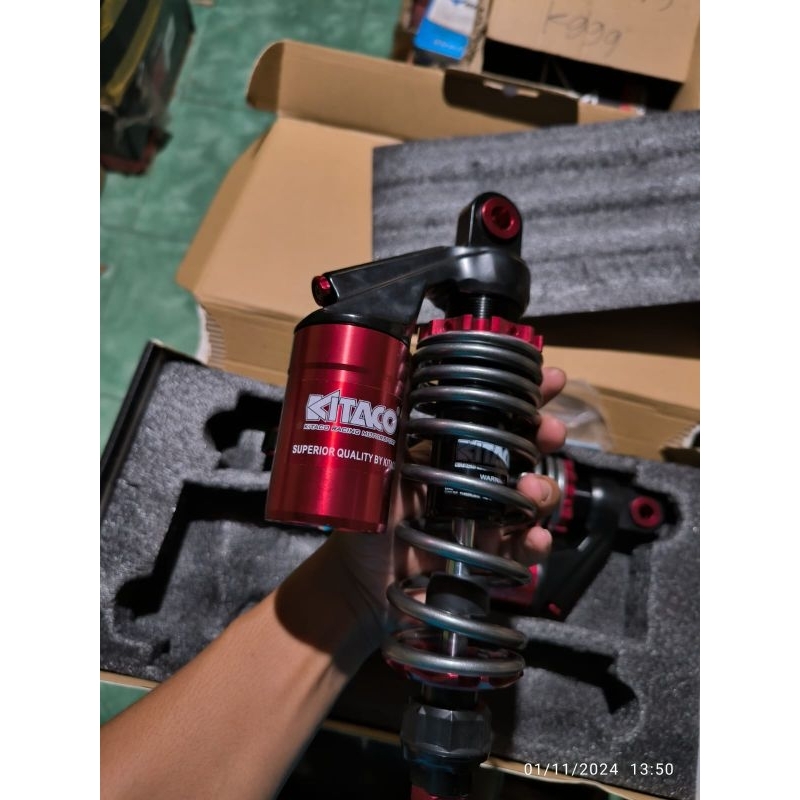 SHOCKBREAKER BELAKANG TABUNG 280MM KITACO SHOCK BELKANG 280MM KITACO TITANUM K999