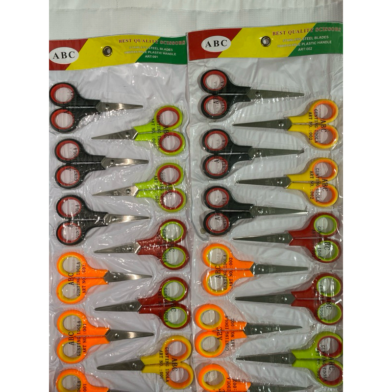 

Gunting Kertas ABC/Gunting Kain ABC/Gunting 4inc dan 5 inc