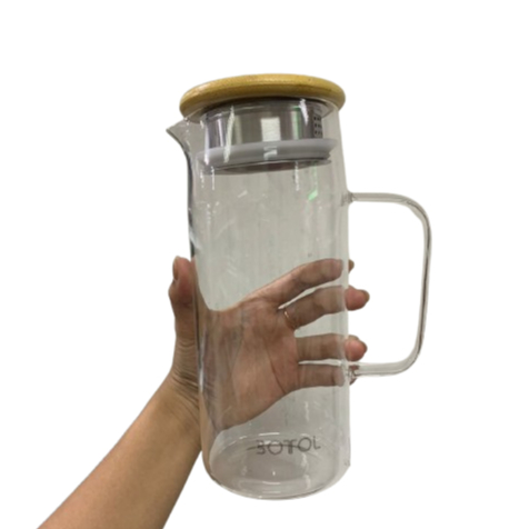 GLASS WATER JUG GLACIER 3OTOL