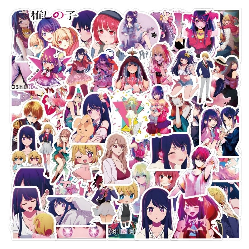 (40 Pcs) STICKER ANIME OSHI NO KO RANDOM