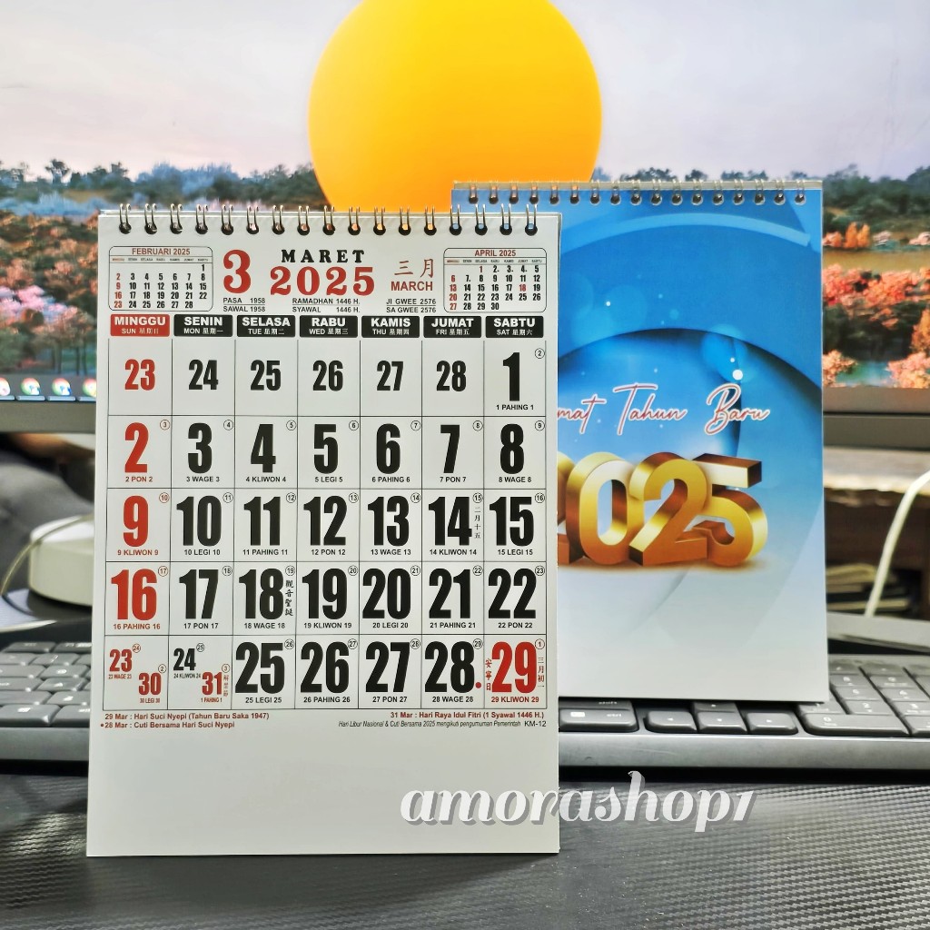 

KALENDER KERJA MEJA 2025